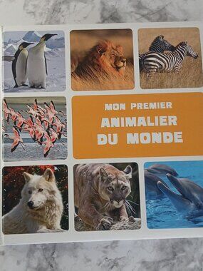 Mon Premier Animalier du Monde Auzou Livre Enfant Animaux Couverture Rigide
